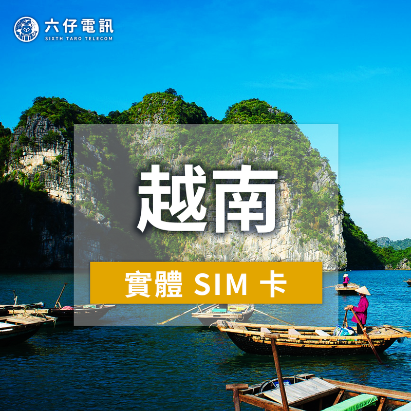 【實體卡】越南上網卡